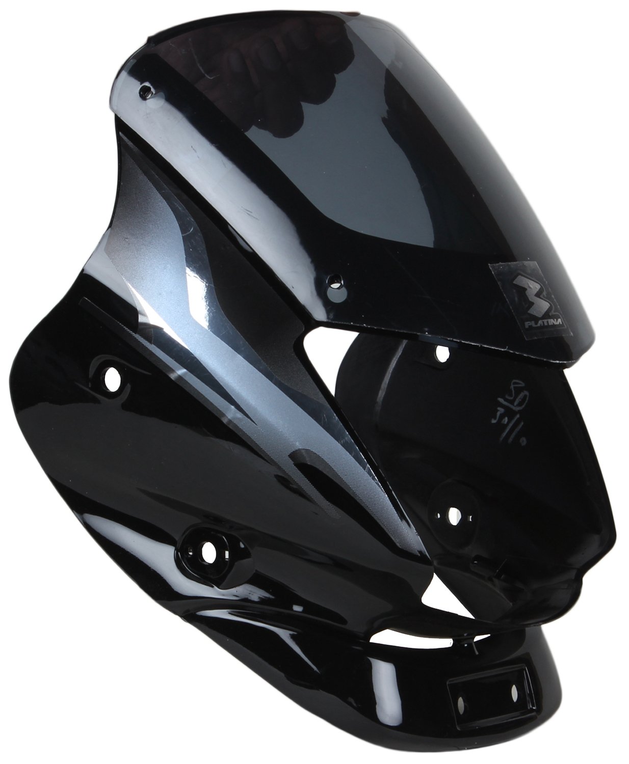 Bajaj Platina 100 ES Headlight Visor Mask Fairing Latest Bajaj Platina 100 ES Headlight Visor Mask Fairing Latest