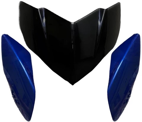 Bajaj Pulsar 135 Headlight Visor Mask Fairing Blue Bajaj Pulsar 135 Headlight Visor Mask Fairing Blue