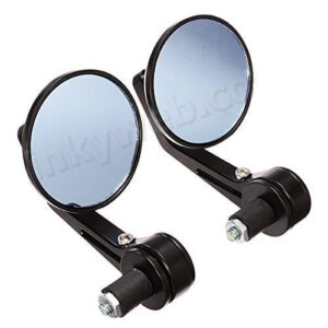 Handle bar End Mirror Round