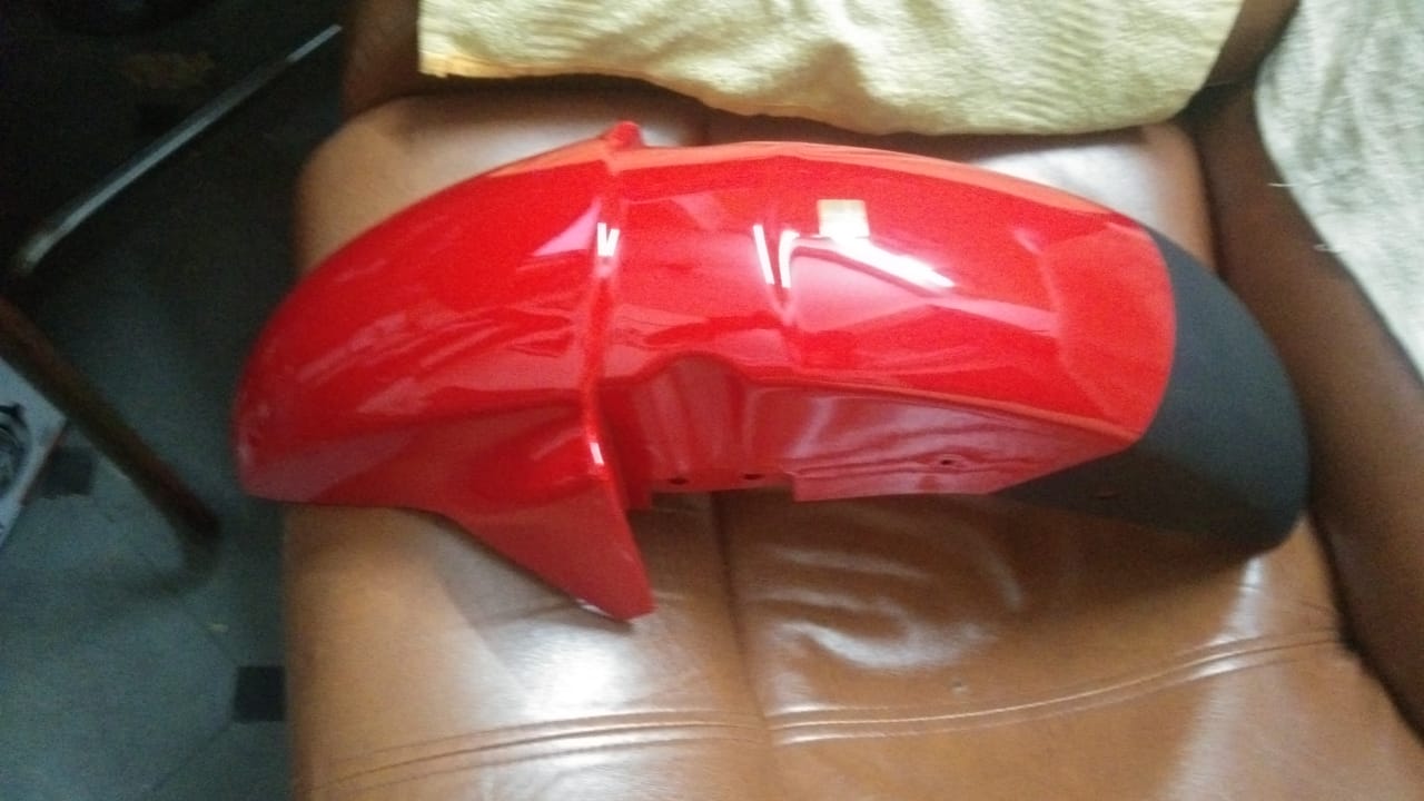 Hero Glamour Front Mudguard Latest Red Hero Glamour Front Mudguard Latest Red