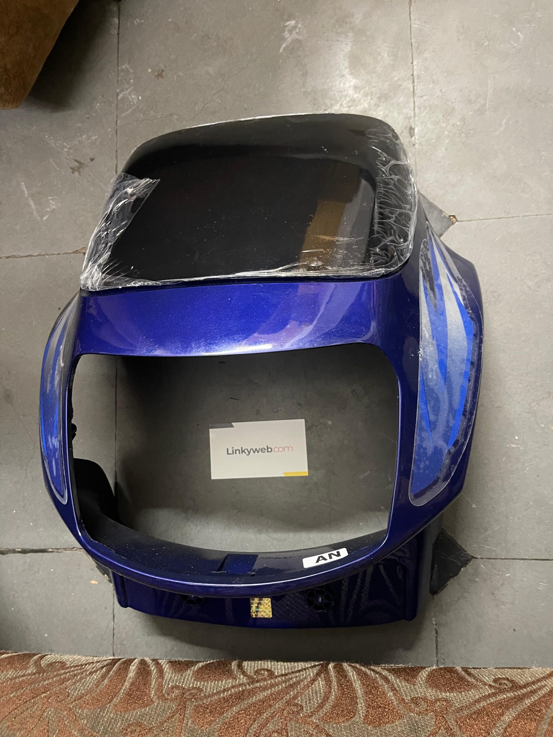 TVS Victor GLX Headlight Visor Mask Fairing NM TVS Victor GLX Headlight Visor Mask Fairing NM