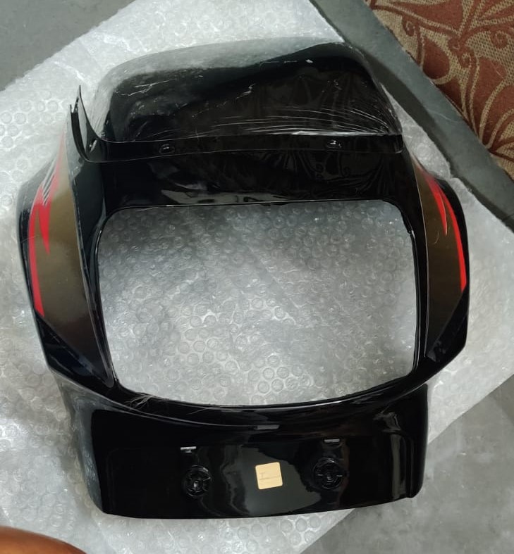 TVS Victor GX Headlight Visor Mask Fairing TVS Victor GX Headlight Visor Mask Fairing