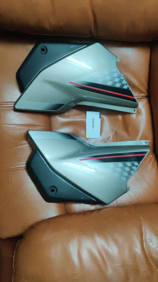 Hero Glamour Side panel Silver