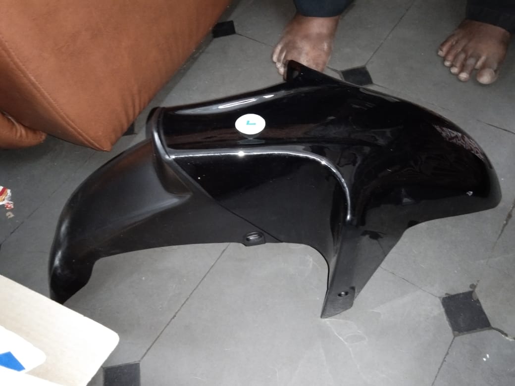Yamaha SZR Front Mudguard Black Yamaha SZR Front Mudguard Black