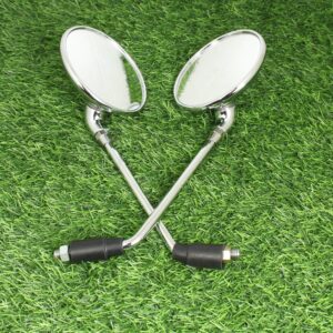 Chrome Rear View Mirrors for Royal Enfield Classic Models