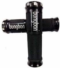 Bungbon Black Racing Grip Sets for Motorcycles