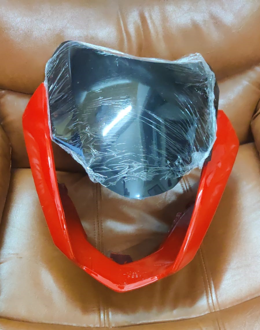 Hero CBZ Xtreme Headlight Visor Mask Fairing T3 Red Hero CBZ Xtreme Headlight Visor Mask Fairing T3 Red