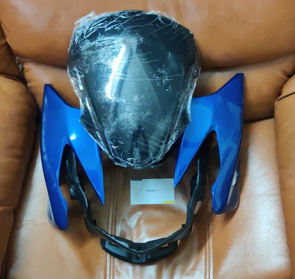 Honda Livo Headlight Visor Mask Fairing Blue Honda Livo Headlight Visor Mask Fairing Blue
