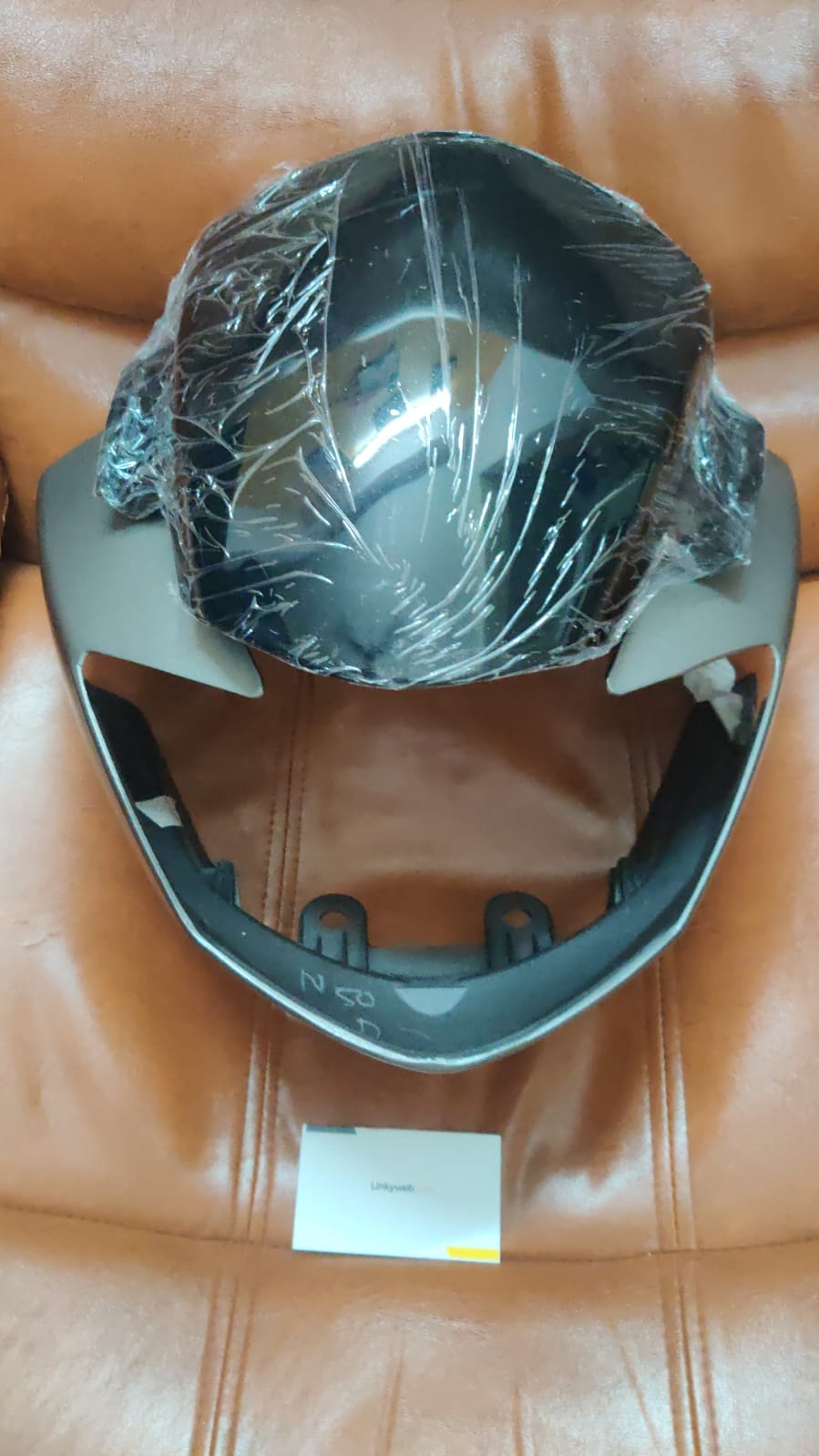 TVS Apache RTR Headlight Visor Mask Fairing Grey TVS Apache RTR Headlight Visor Mask Fairing Grey