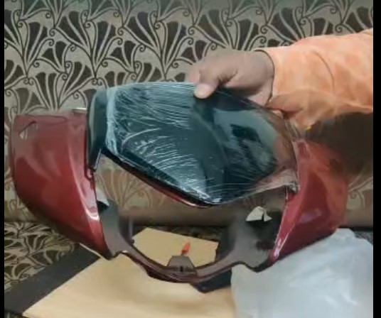 Honda Activa 125 Headlight Visor Mask Fairing Maroon Honda Activa 125 Headlight Visor Mask Fairing Maroon