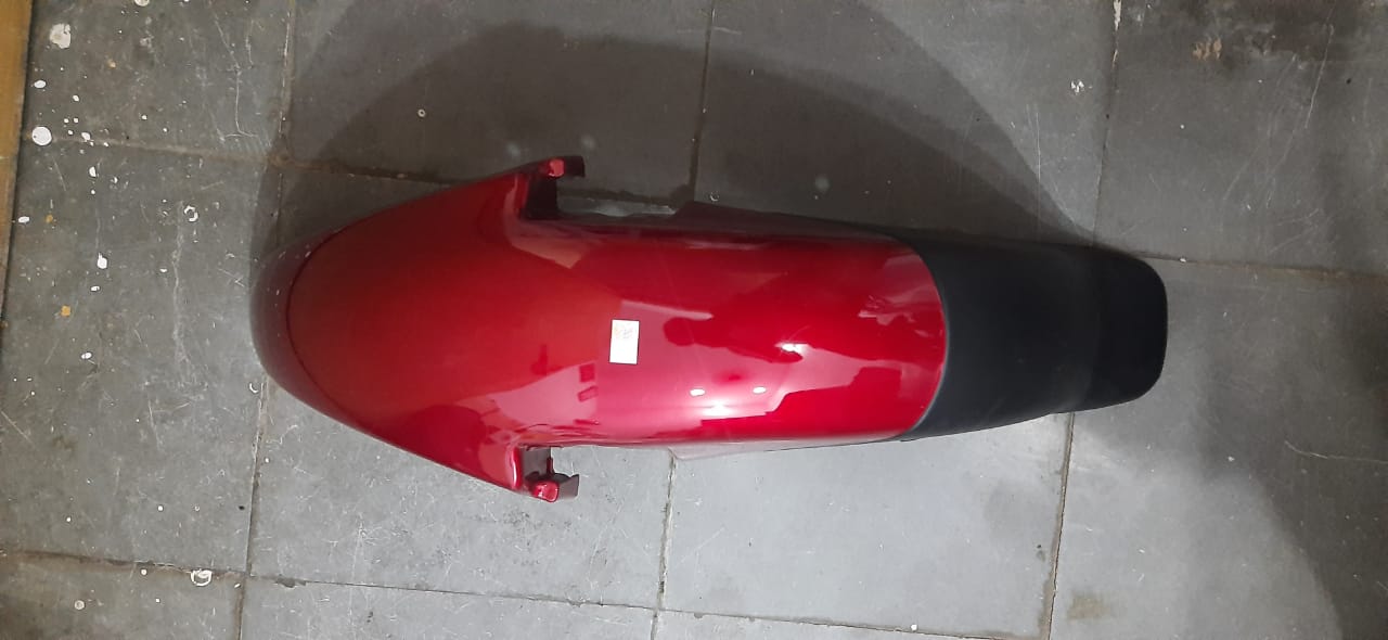 TVS Star City Front Mudguard Red TVS Star City Front Mudguard Red