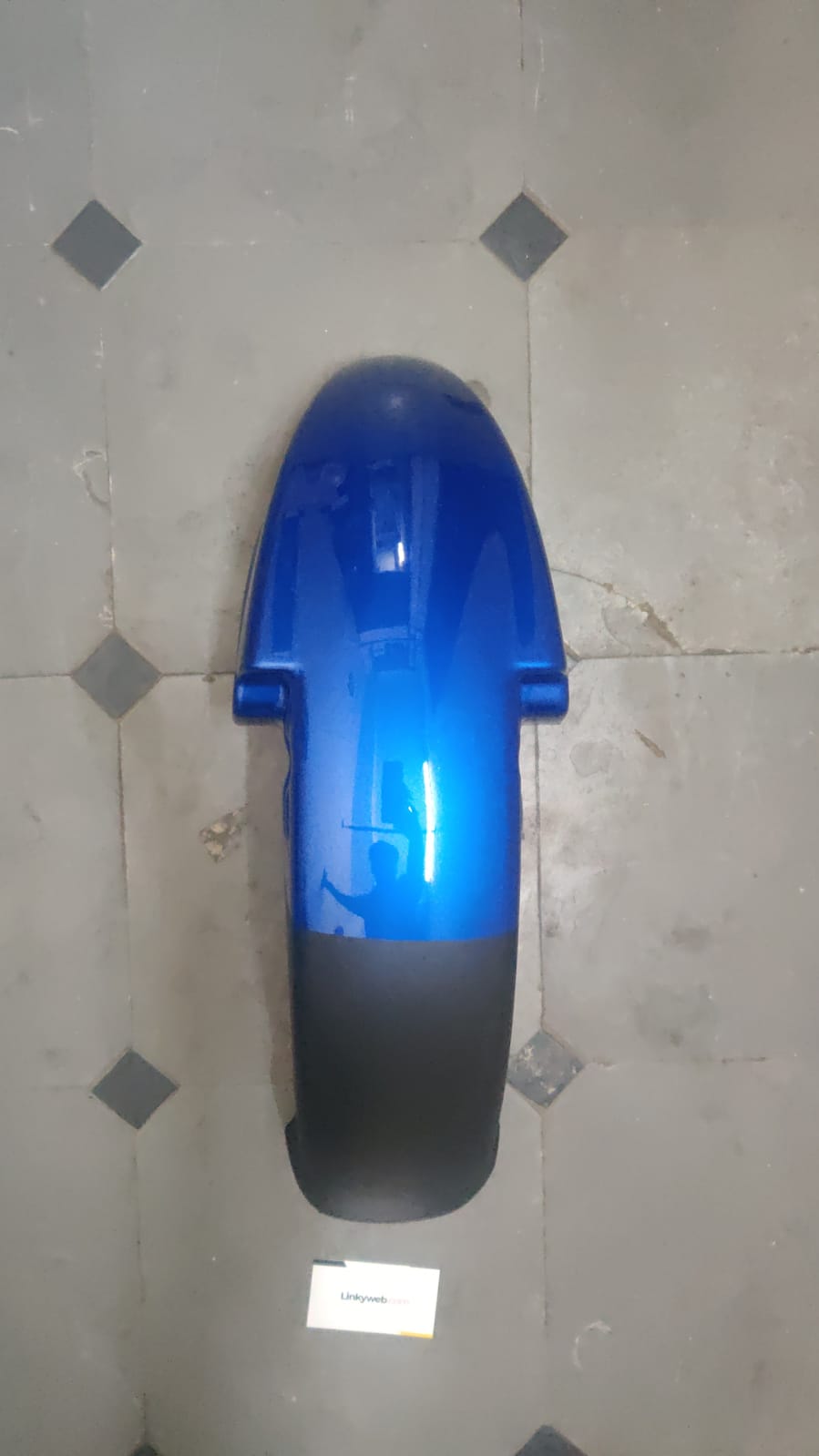 TVS Star City Front Mudguard Blue TVS Star City Front Mudguard Blue