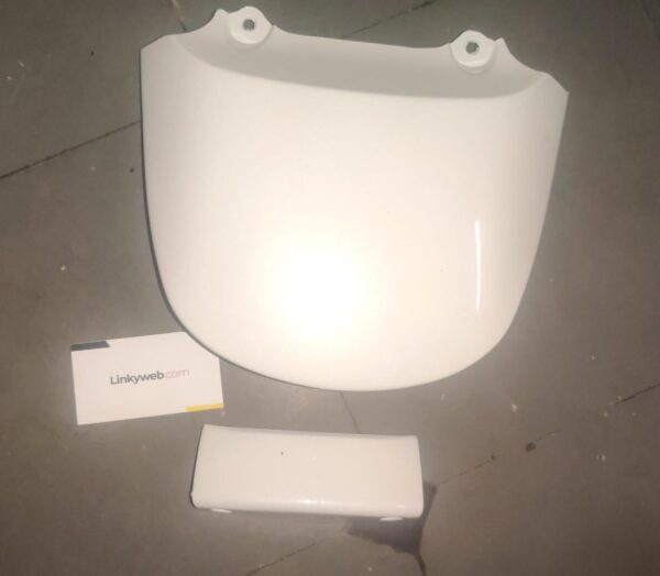 White Cowl Plate Honda Aviator Tail Light Lower Plate Cowl Plate White
