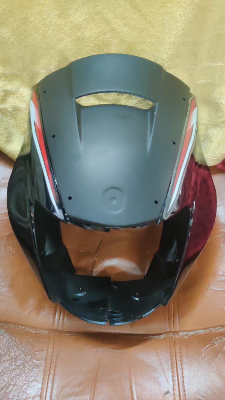 Yamaha Gladiator SS Headlight Visor Mask Fairing Black Yamaha Gladiator SS Headlight Visor Mask Fairing Black