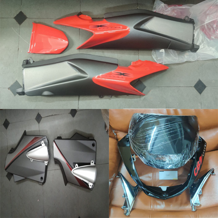 Hero CBZ Xtreme Visor Tail Panel and Side Panel Hero CBZ Xtreme Visor Tail Panel and Side Panel