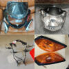 Visor, Head light, Head Light Bracket, Indicators Hero CBZ Xtreme Headlight Visor Mask Fairing Combo Indicators + Bracket