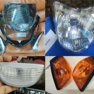 CBZ X-Treme Visor, Head Light, Indicators, and Parking Light Combo