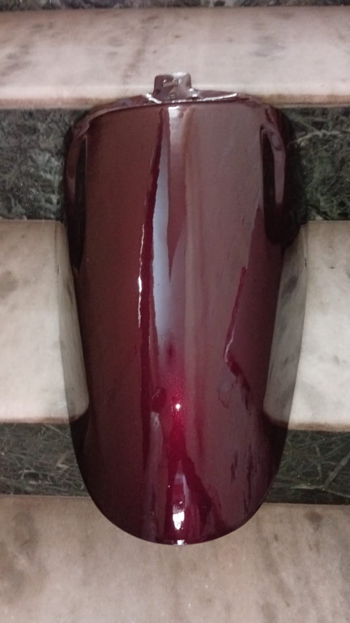 Honda Aviator Front Mudguard Maroon Honda Aviator Front Mudguard Maroon