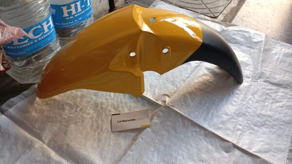 Honda Stunner Front Mudguard Yellow (2) Honda Stunner Front Mudguard Yellow