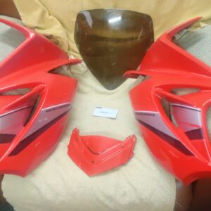 Red Hero Karizma R Headlight Visor, Fairing, Mask