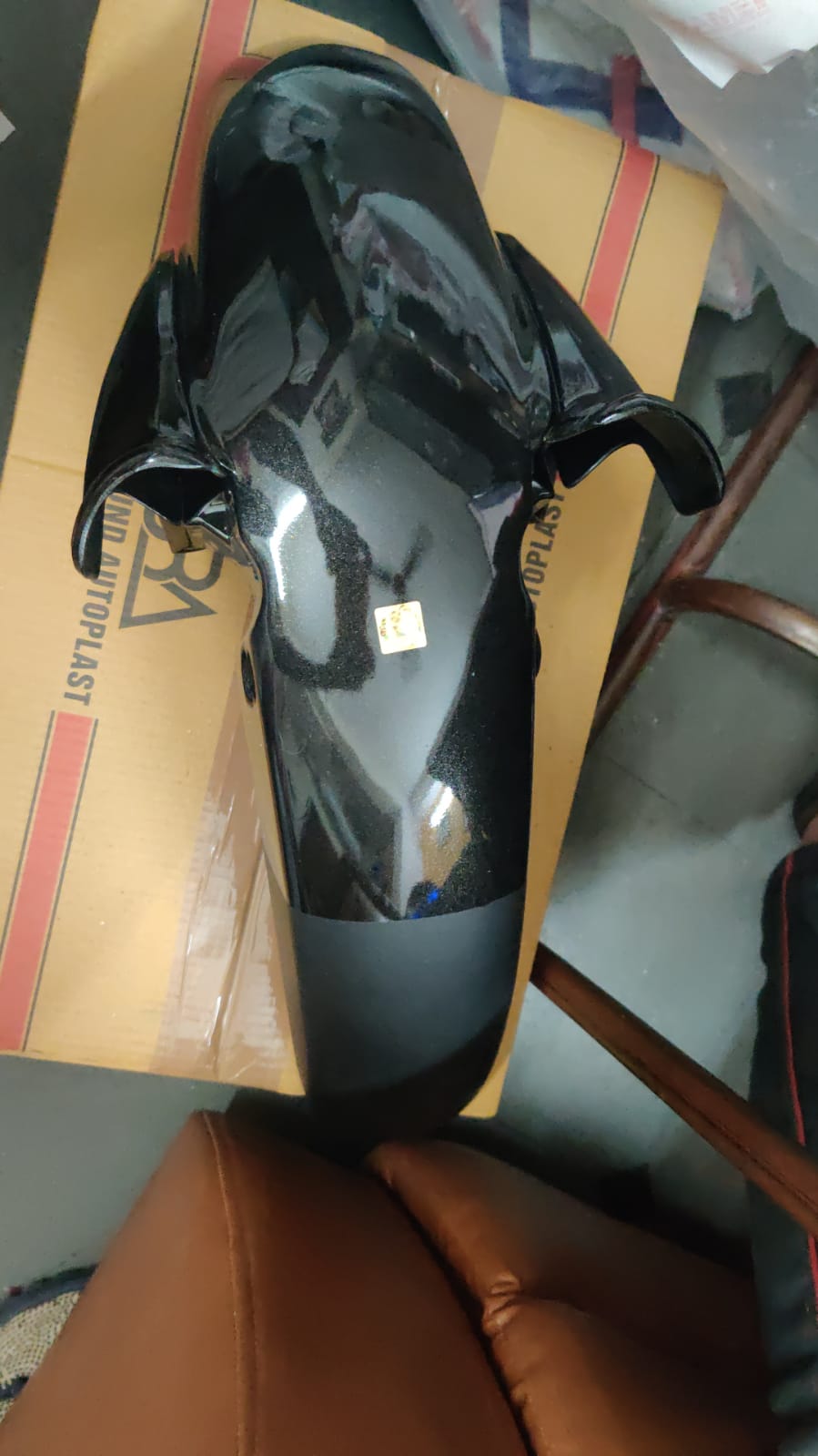 Hero Hunk NM 3pc Black Front Mudguard
