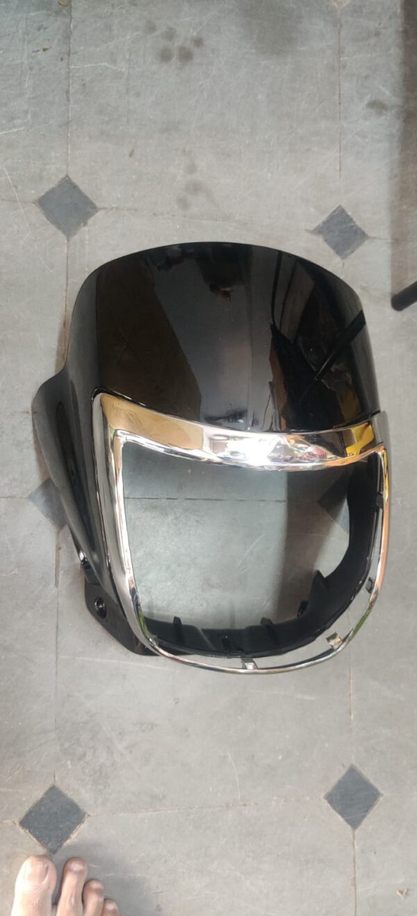 TVS Radeon Headlight Visor, Mask, Fairing