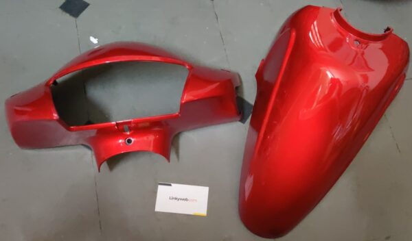 Hero Pleasure Mudguard and Visor