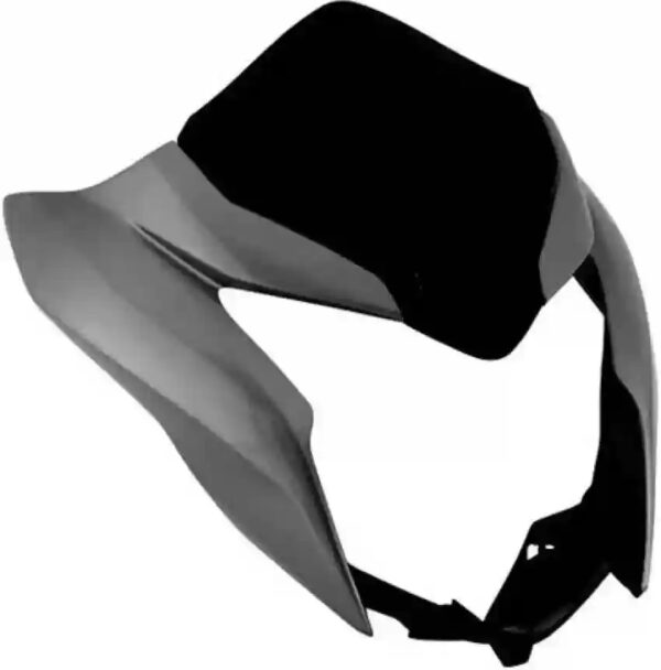 Livo Headlight Visor, Fairing, Mask Grey