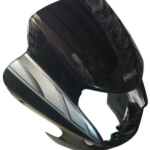 HF Deluxe Visor Black Silver