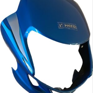 HF Deluxe Visor Blue Silver