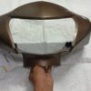 Jupiter Autumn Brown Visor - Linkwyeb TVS Jupiter Headlight Visor Mask Fairing Autumn Brown