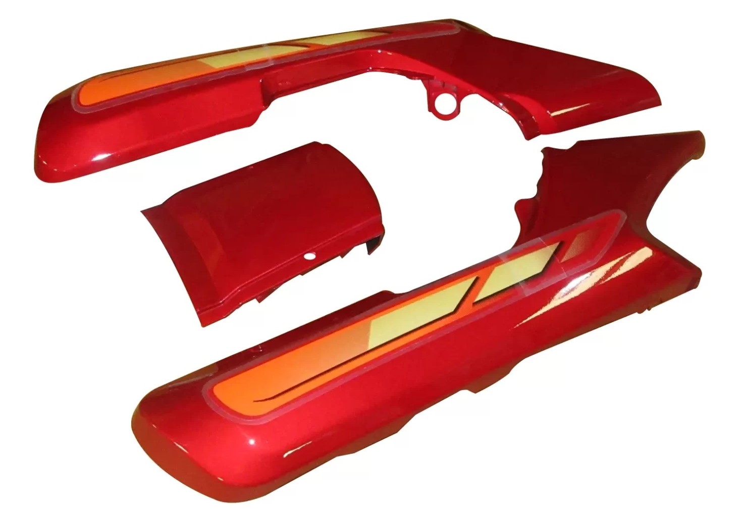 HF Deluxe Tail panel Red Golden