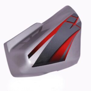 HF Deluxe Side panel Silver Red