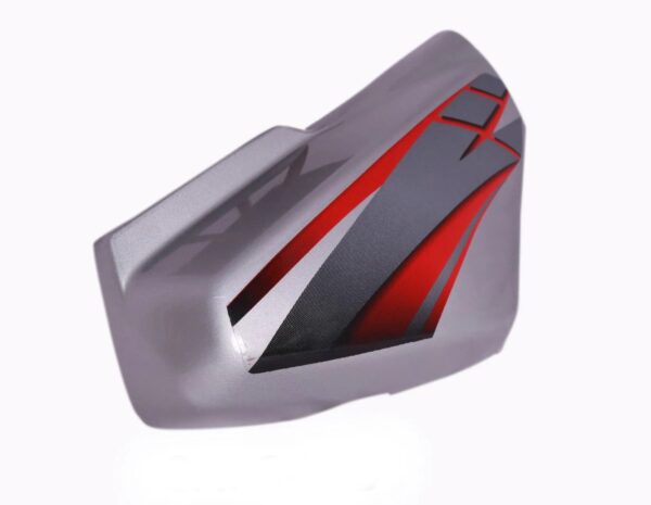 HF Deluxe Side panel Silver Red