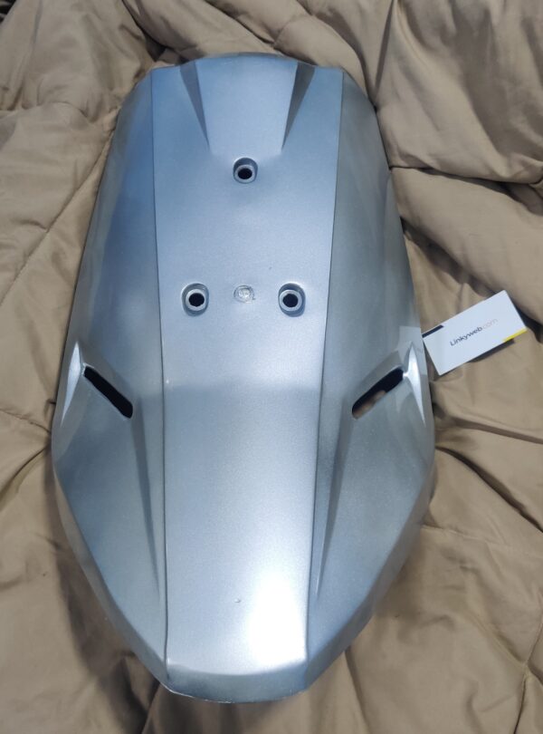 Scooty Front Nose, Front Shield Silver Color