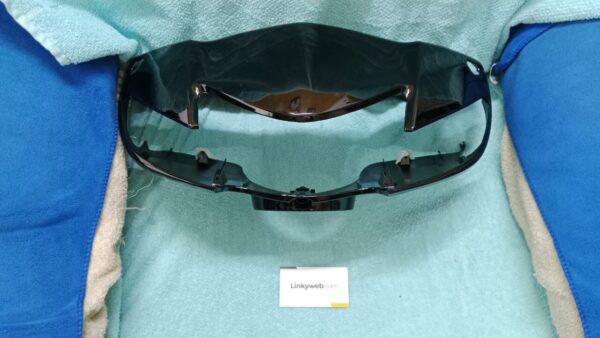 activa black Honda Activa 5G Headlight Visor Mask Fairing Shining Black
