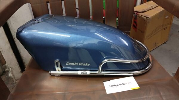 Honda Activa 125 Metal Mudguard with Bumper – Blue