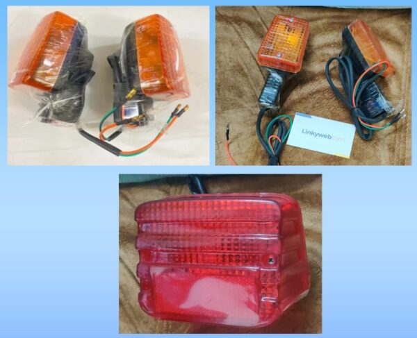 Hero Honda CD 100 Indicators and Tail light Set