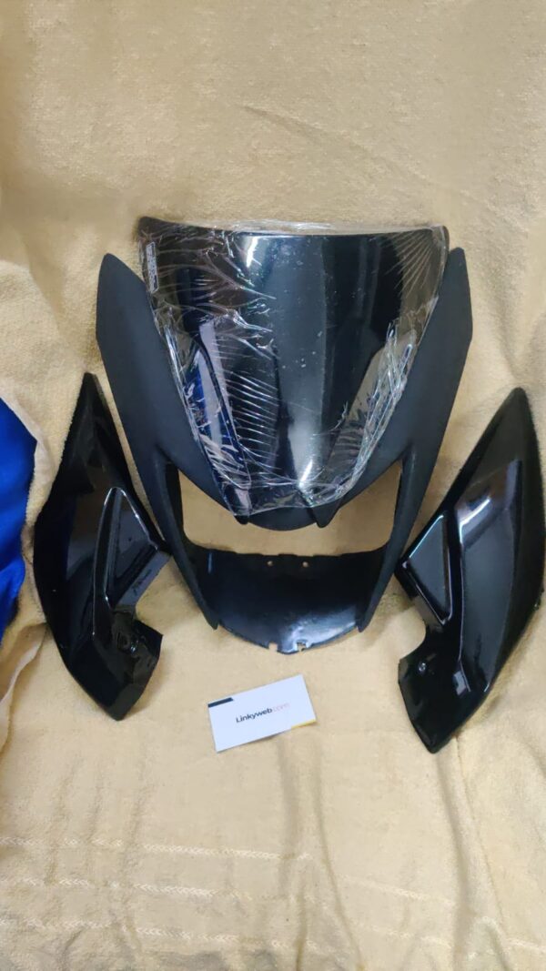 Yamaha SZR Black Headlight Visor / Mask / Fairing