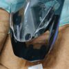 star city 110 black blue visor TVS Star City 110 Headlight Visor Mask Fairing Black Blue