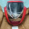 unicorn bs6 red visor Honda Unicorn BS6 Headlight Visor Mask Fairing Red