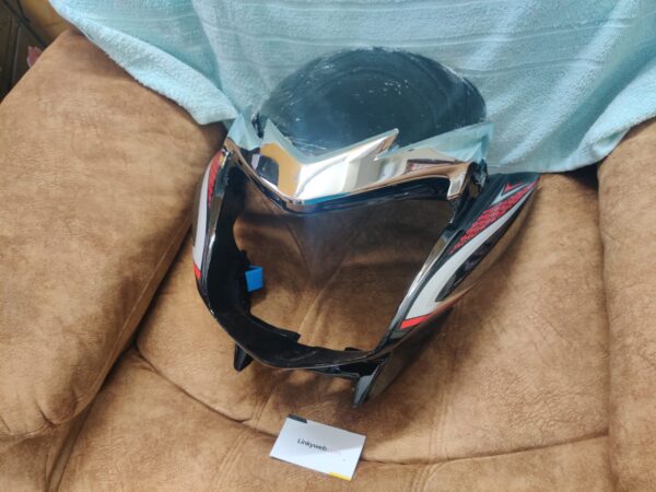 Honda Shine BS6 Black Visor - Linkyweb.com - Image 2