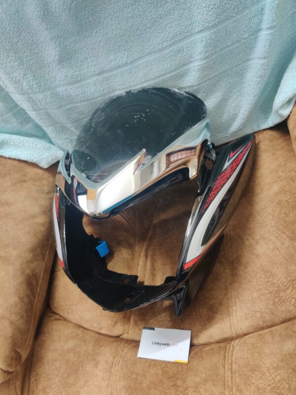 Honda Shine BS6 Black Visor - Linkyweb.com - Image 3