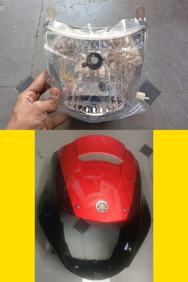 Yamaha Gladiator SS Visor and Head light Combo - Linkyweb.com