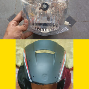 Yamaha Gladiator SS Black Visor and Head light Combo - Linkyweb.com