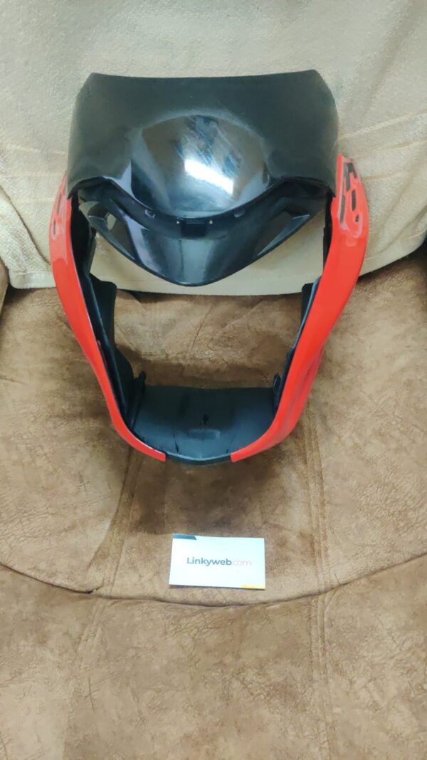 Hero Glamour Bs6 Visor Red Hero Glamour Bs6 Visor Red