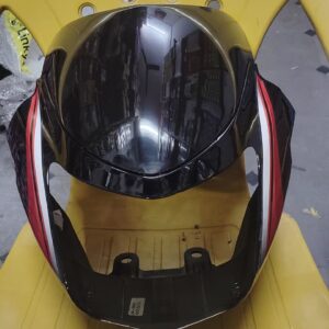 TVS Star City 110 Black Red Visor