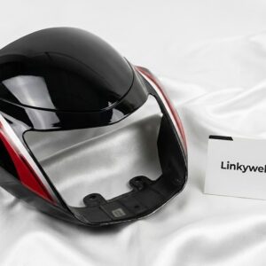 TVS Star City 110 Black Red Visor