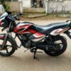 TVS Star City 110 Black Red Visor