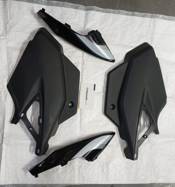 TVS Star Sports Side Panel Black Silver